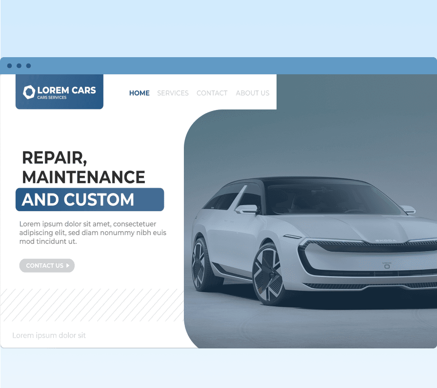 Personalized landing page